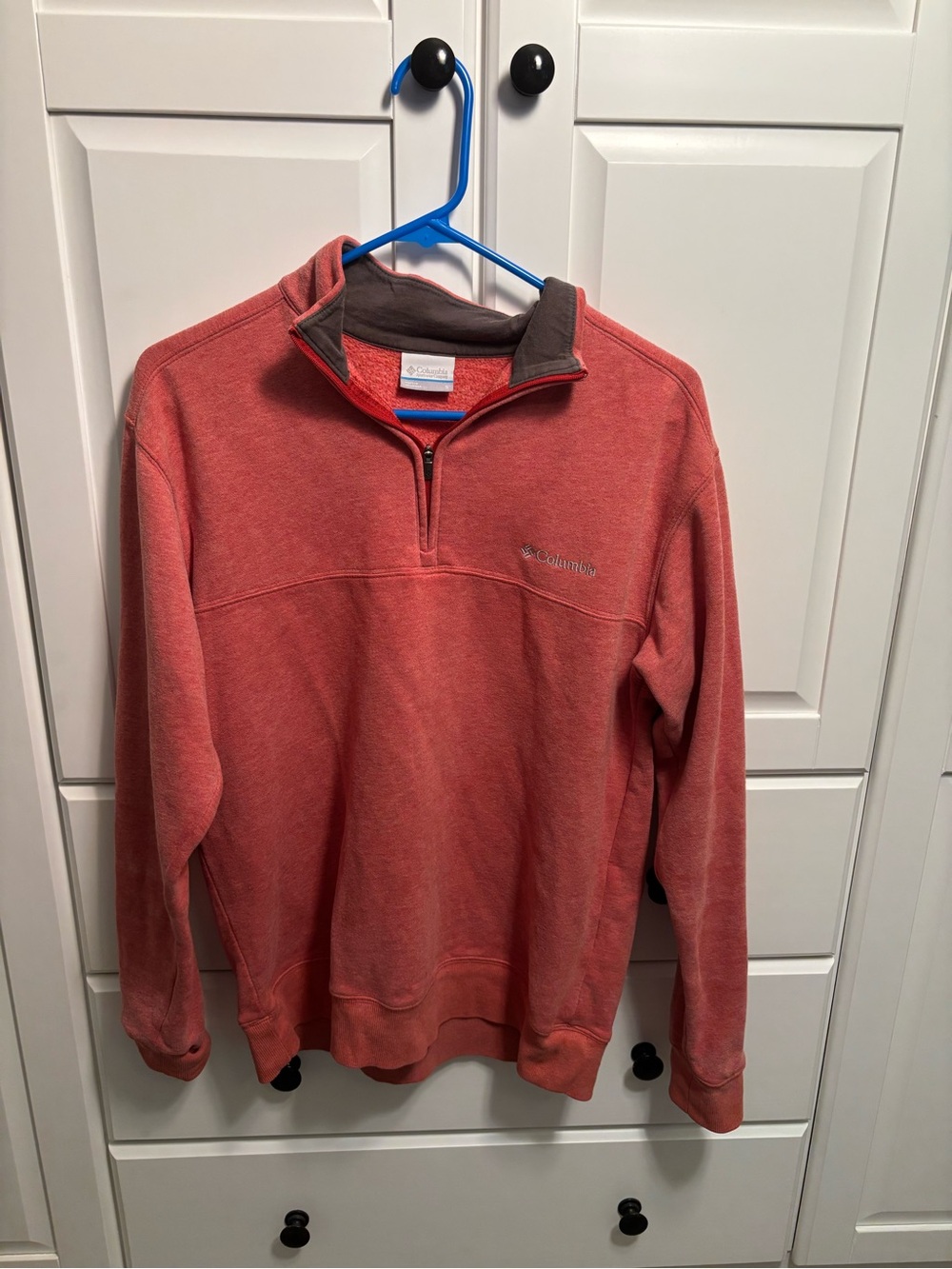 Columbia Coral/Salmon Quarter-Zip Pullover
